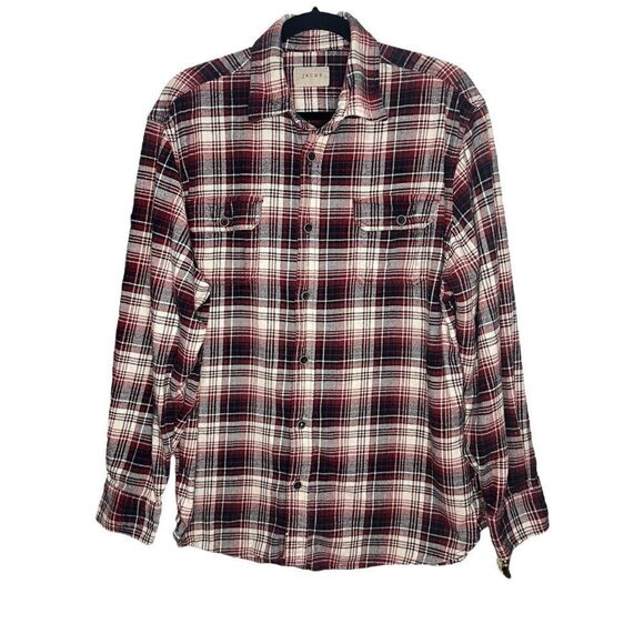 Jachs Plaid Button Down Flannel Shirt - Men’s L - Picture 1 of 8